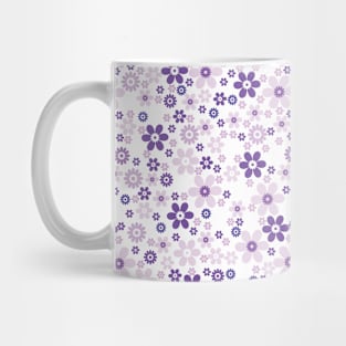 Sweet Purple FLower Pattern Mug